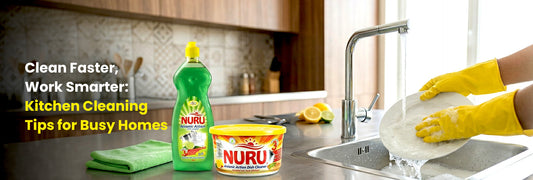 Clean Faster, Work Smarter: Kitchen Cleaning Tips for Busy Homes