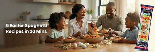 5 Easter Spaghetti Recipes in 20 Mins