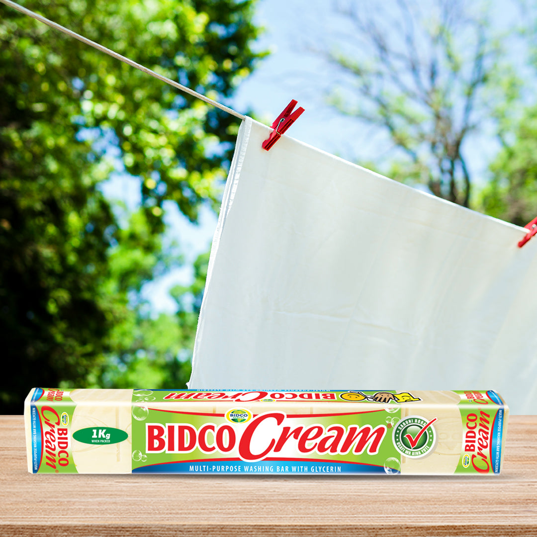 Bidco Cream Laundry Bar Soap