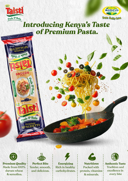 Taisti Spaghetti Pasta from Bidco Kenya