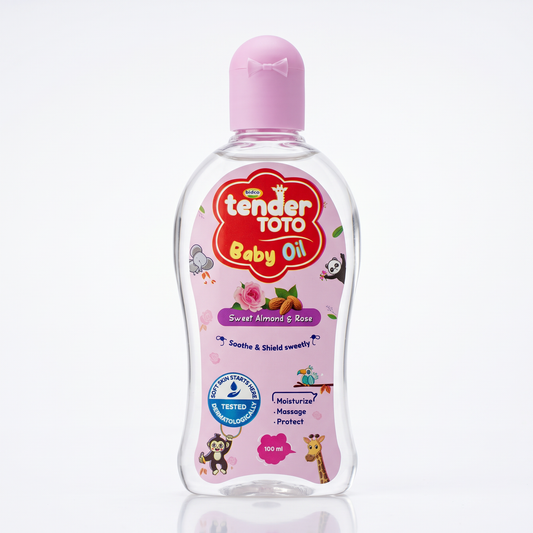 Tender Toto Baby Oil - Almond & Rose